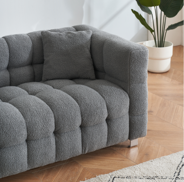 Healdsburg Contemporary Teddy Fleece Sofa