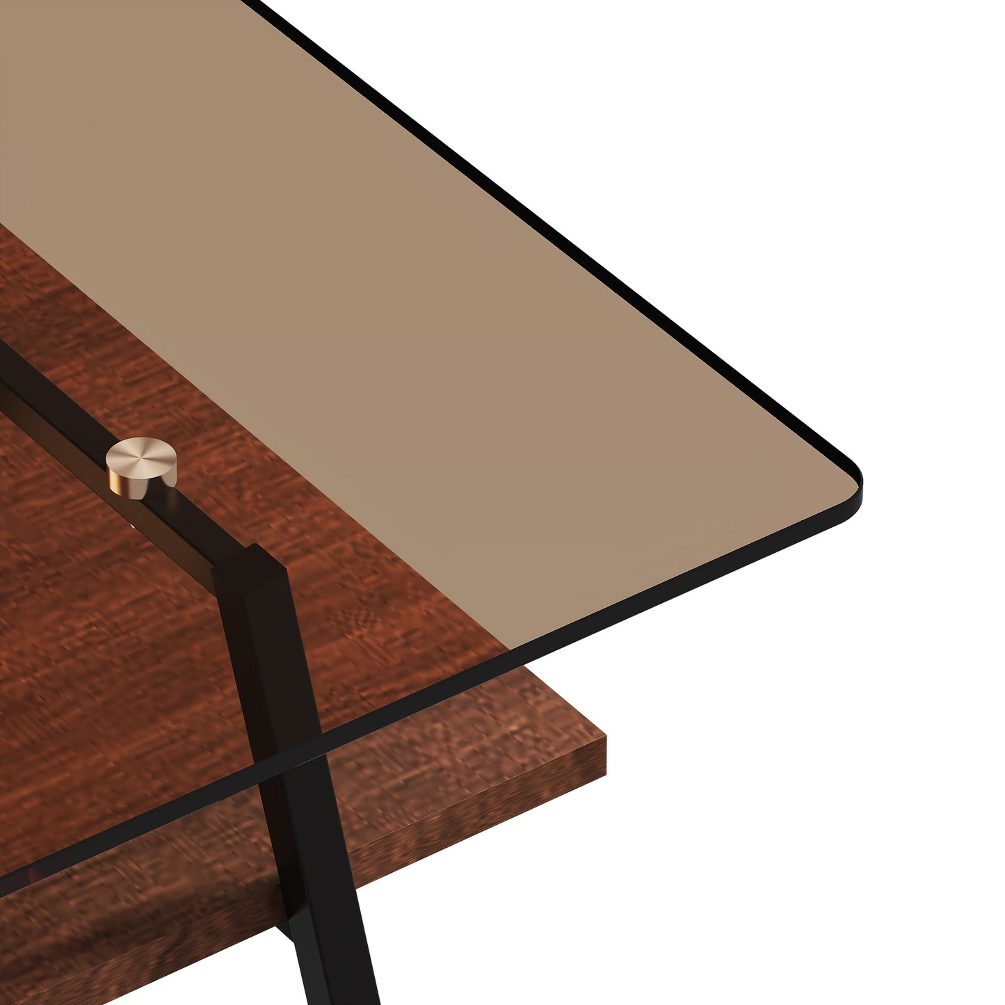 Calista Modern Metro Glass Coffee Table