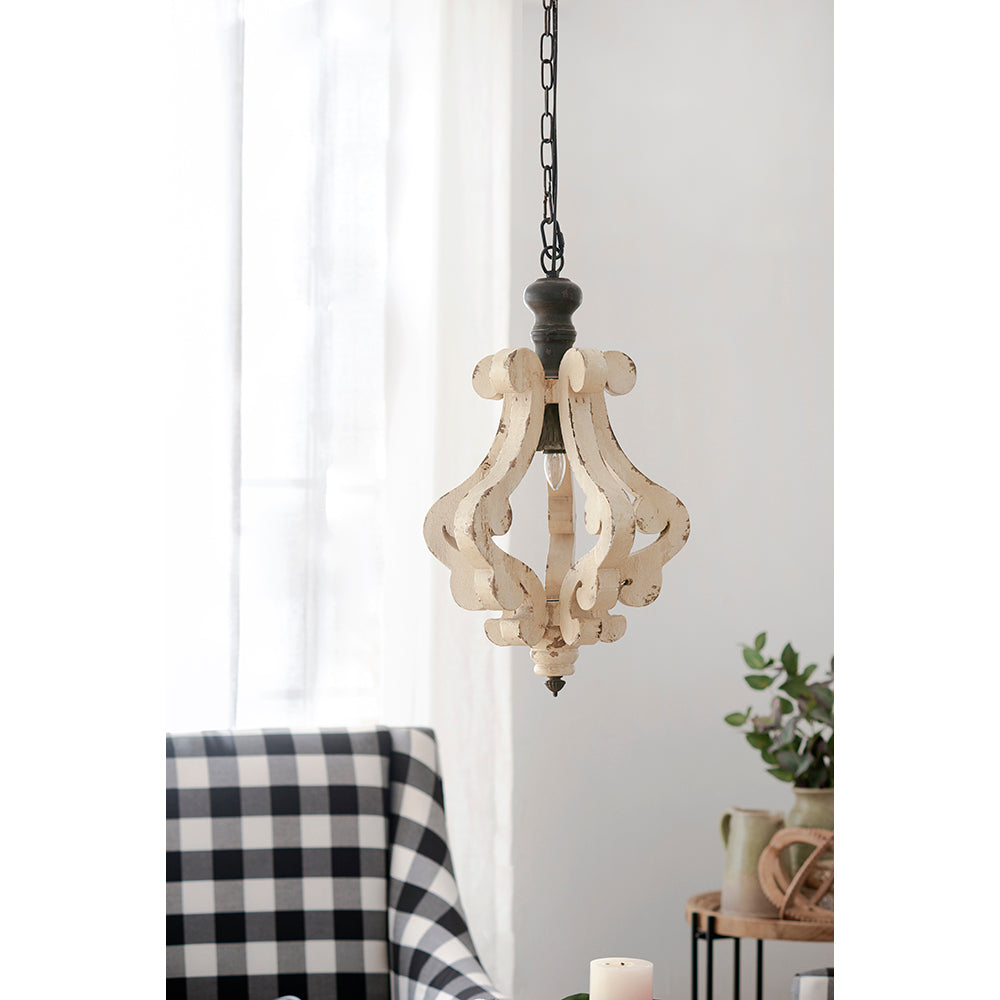 Healdsburg Traditional Wood Pendant Light