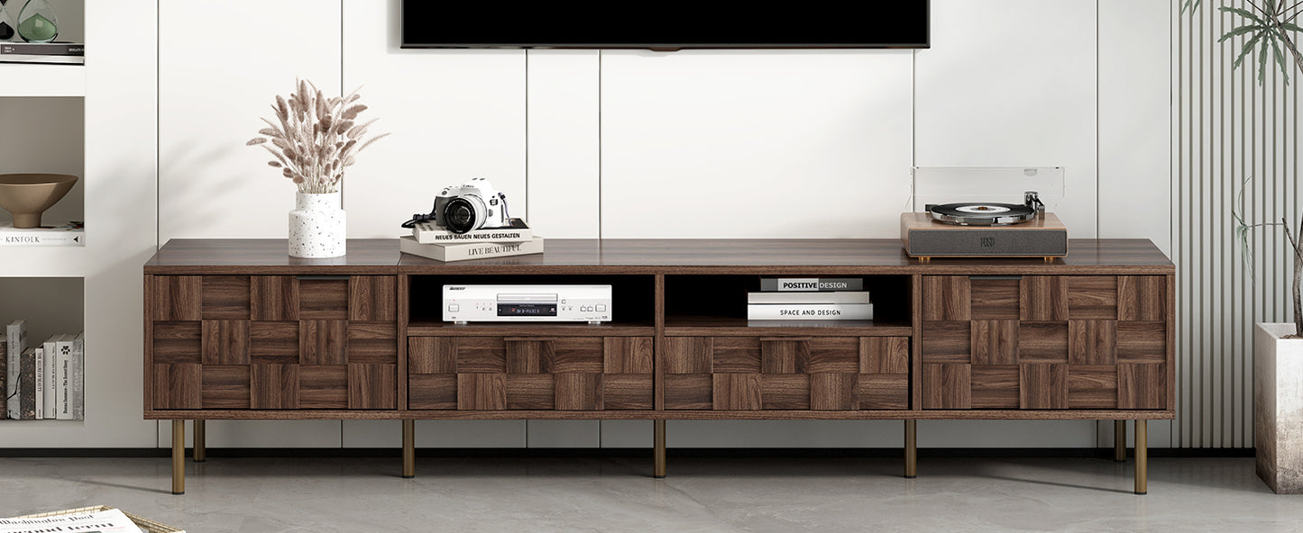 Justo Mid-Century Media Console Entertainment Center