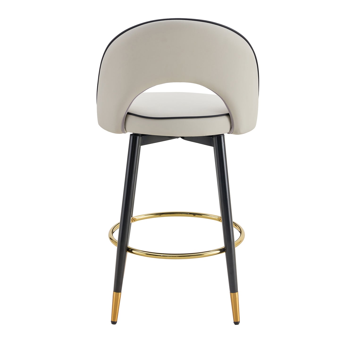 Eda Modern Rotating PU Dining Stool