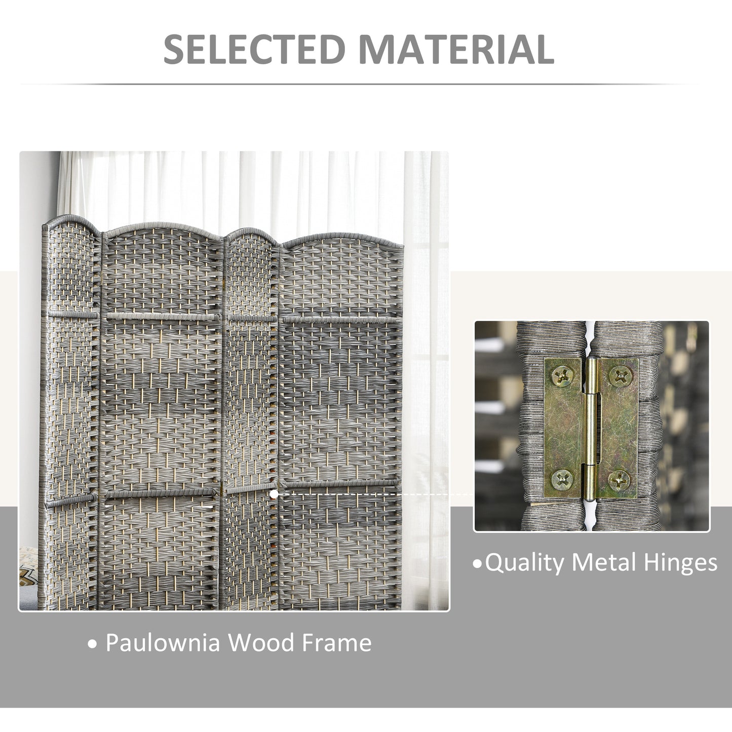 Oakridge Craftsman Folding Privacy Screen