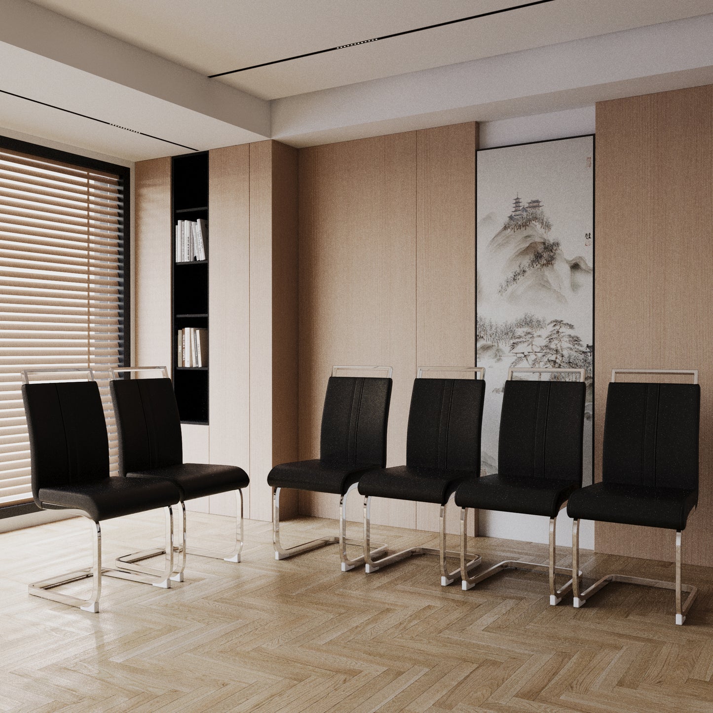 Cleo Modern PU Leather Chairs