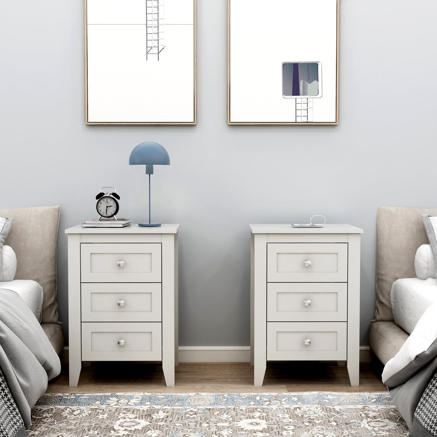 Irvington Modern Classic Drawer Side Table