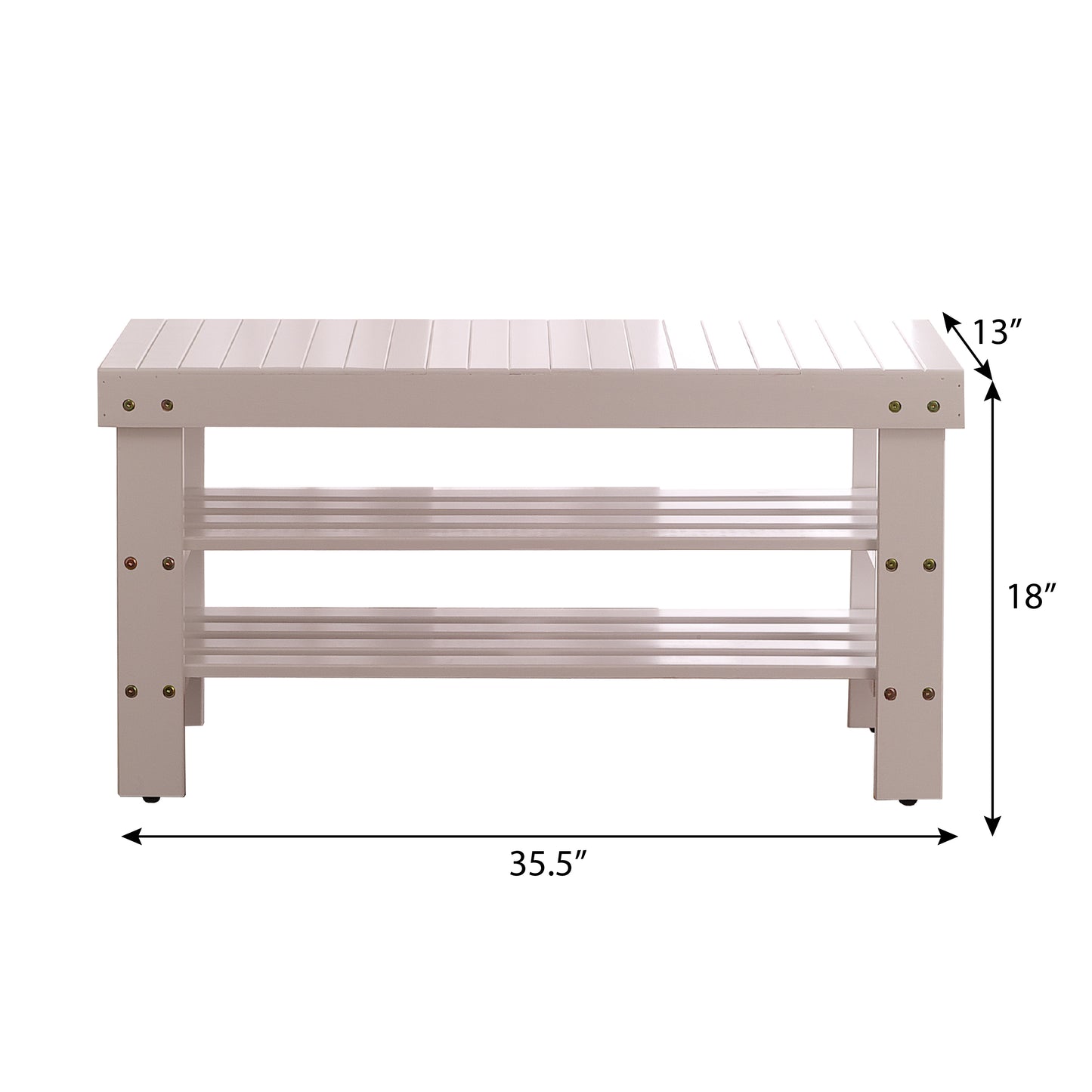 Luz Craftsman Pina Solid Wood Bench