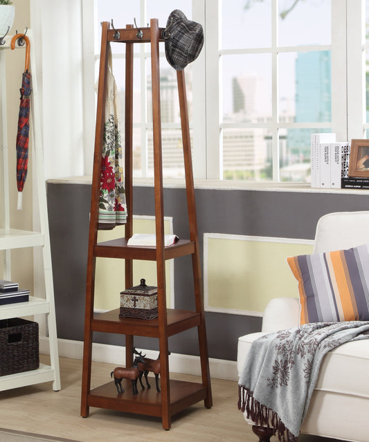Marcel Modern Vassen Espresso Storage Rack