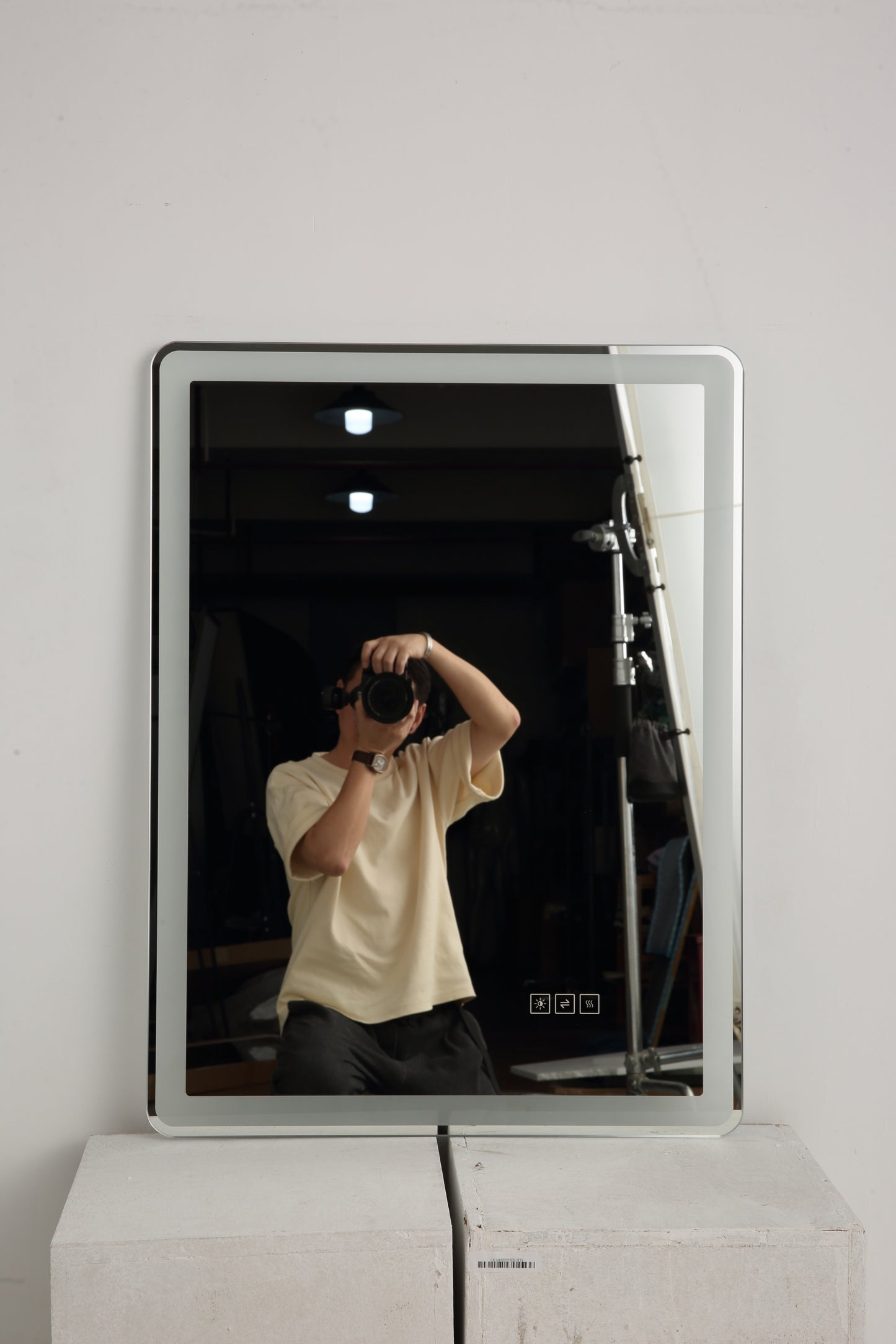 Jiron Modern LED Frameless Vanity Mirror