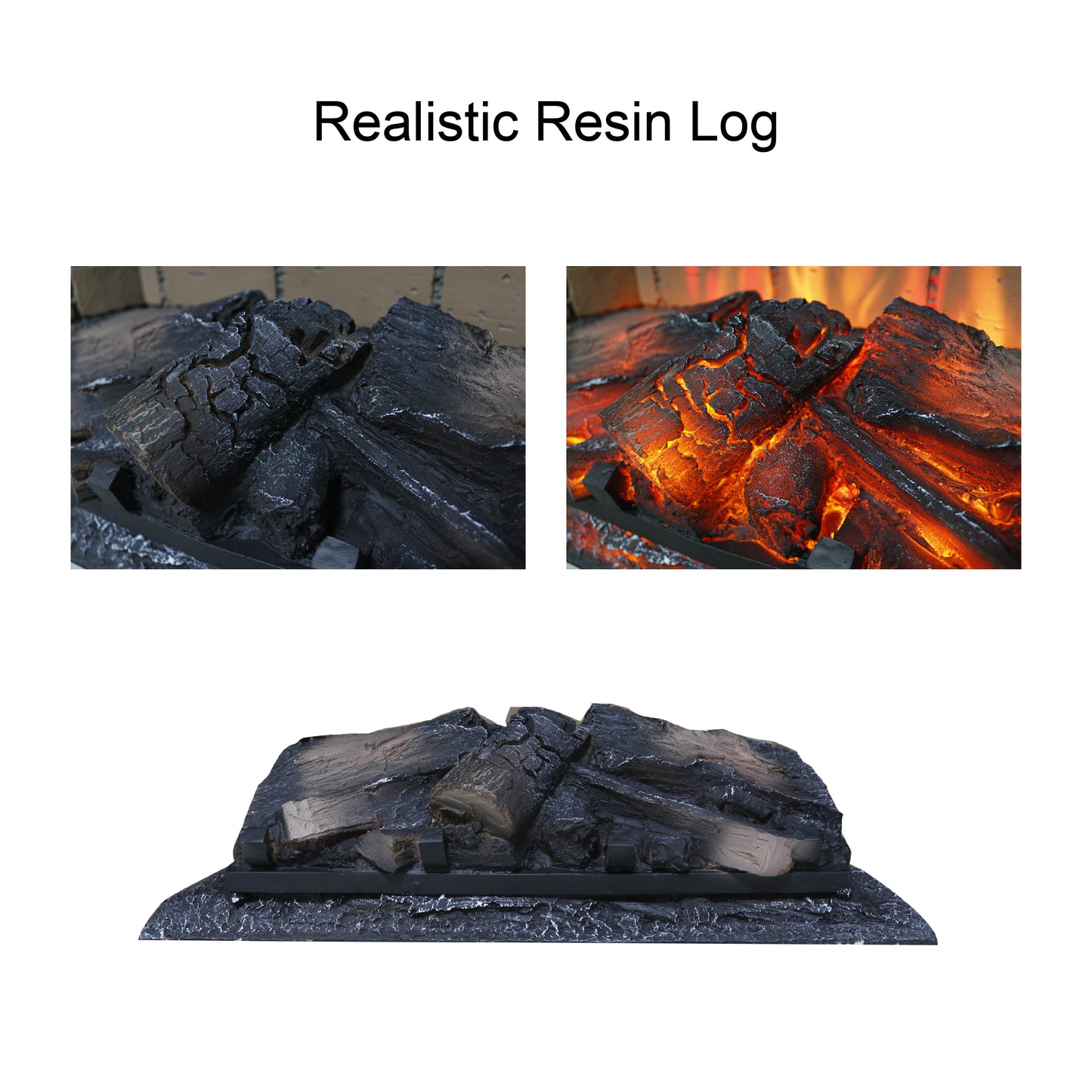 Silverleaf Craftsman Woodlog Fireplace Insert