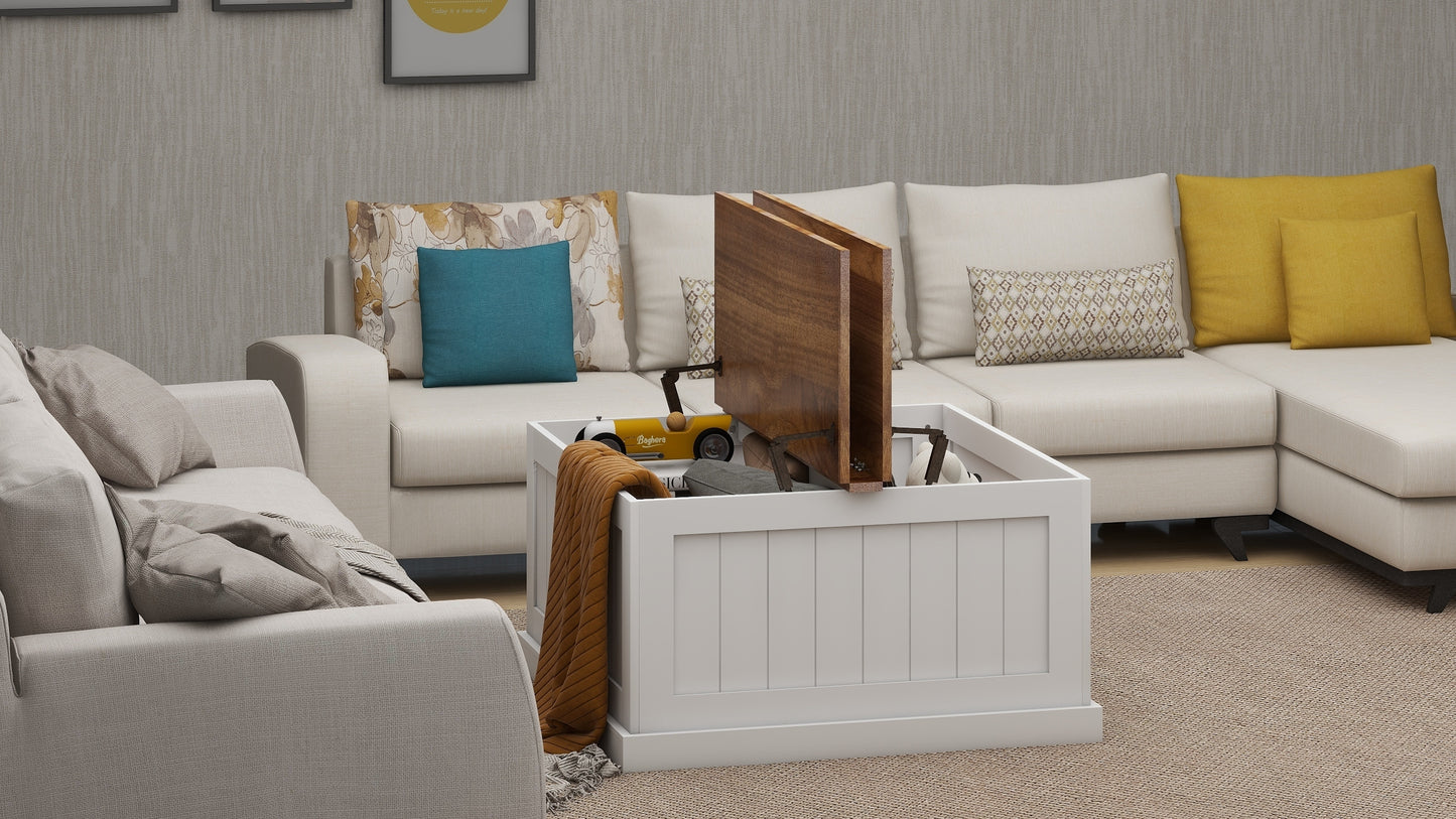 Elmcrest Craftsman Farmhouse Lift Coffee Table