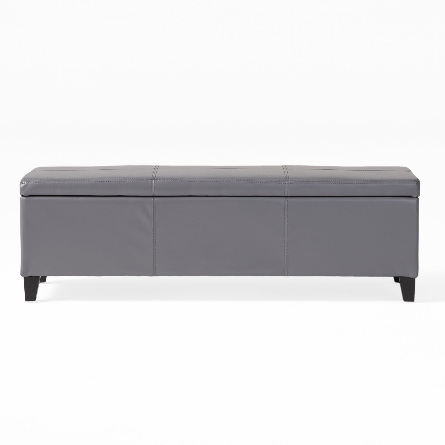 Calista Modern Velvet Storage Ottoman