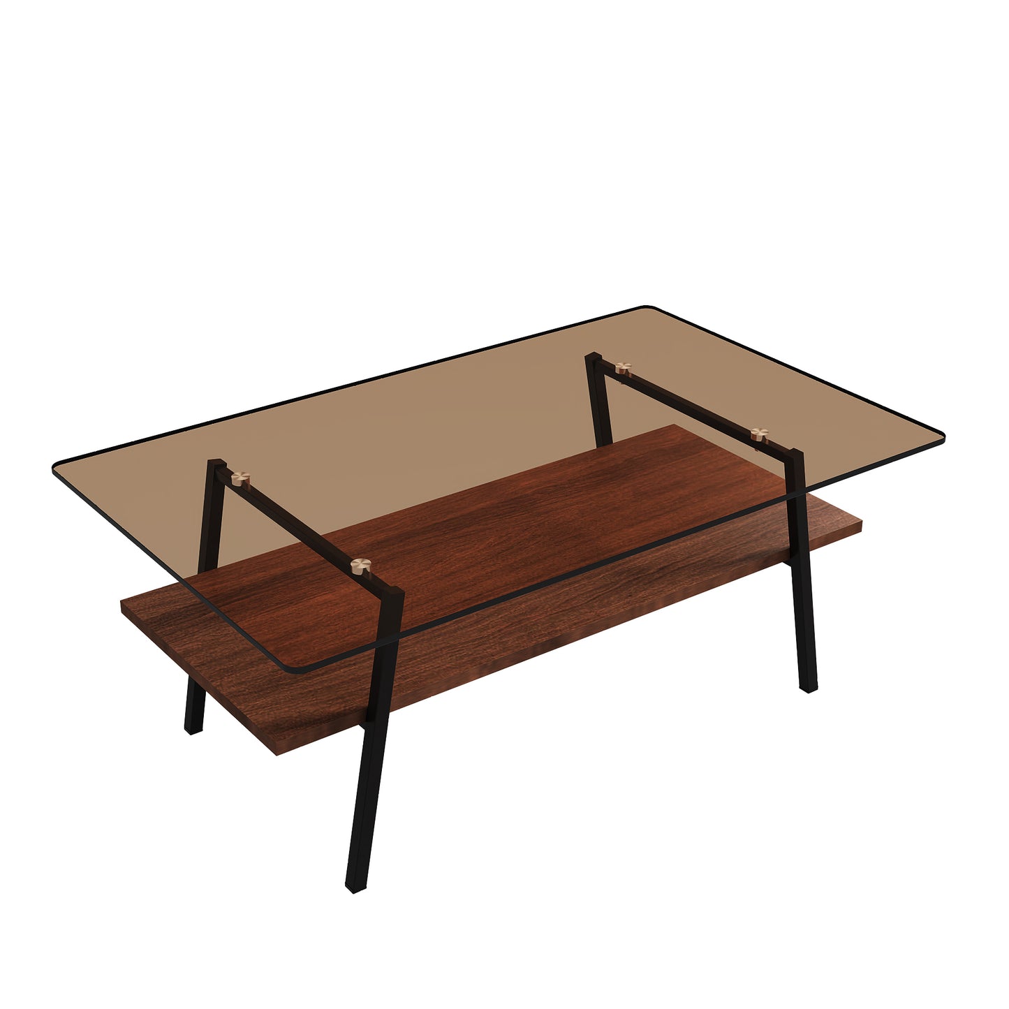 Calista Modern Metro Glass Coffee Table