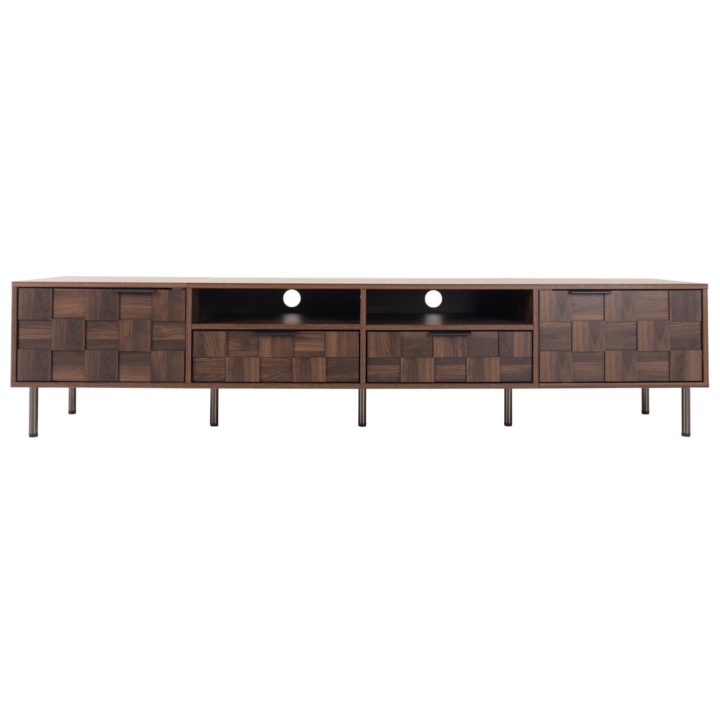 Justo Mid-Century Media Console Entertainment Center