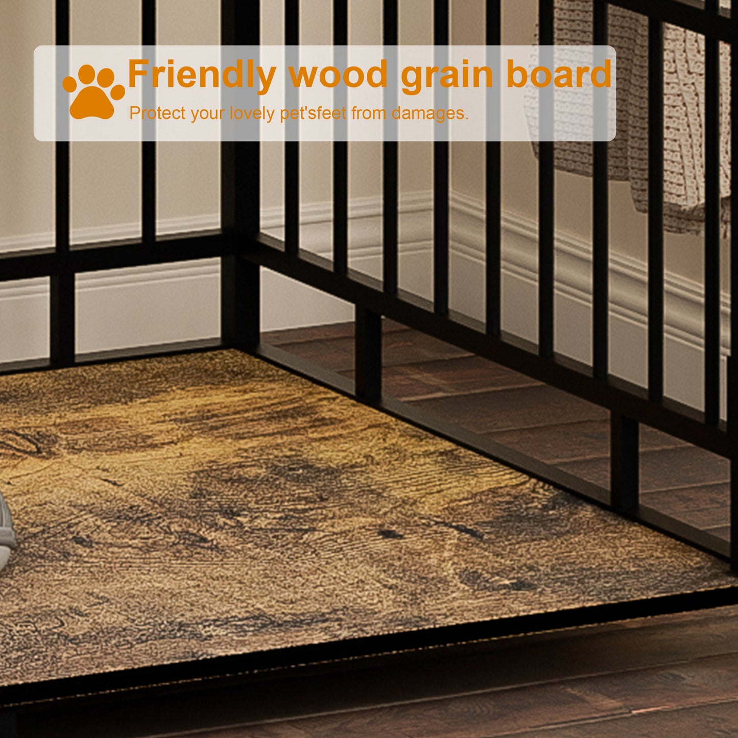 Lazzareschi Modern Wooden Dog Crate