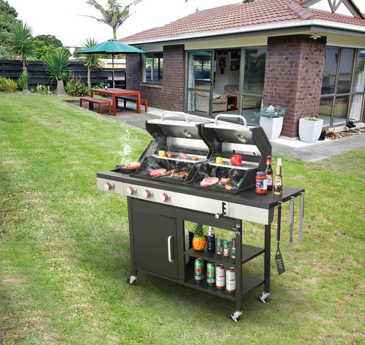 Eda Industrial Outdoor BBQ Grill