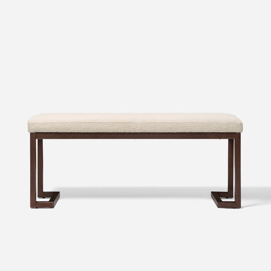 Fremont Modern Velvet Classic Bench