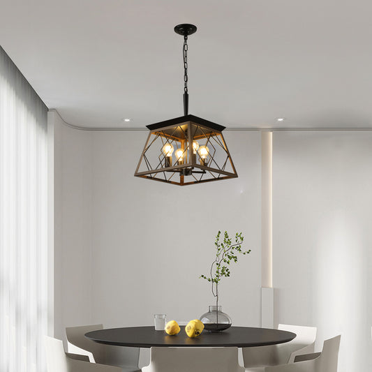 Silverleaf Industrial Farmhouse Chandelier