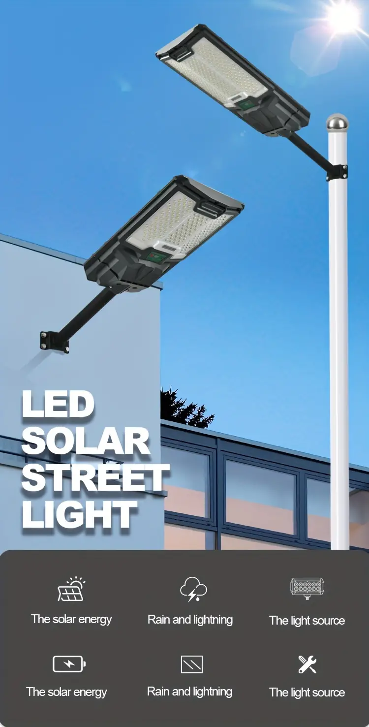Sonoma Modern Solar Parking Lot Light