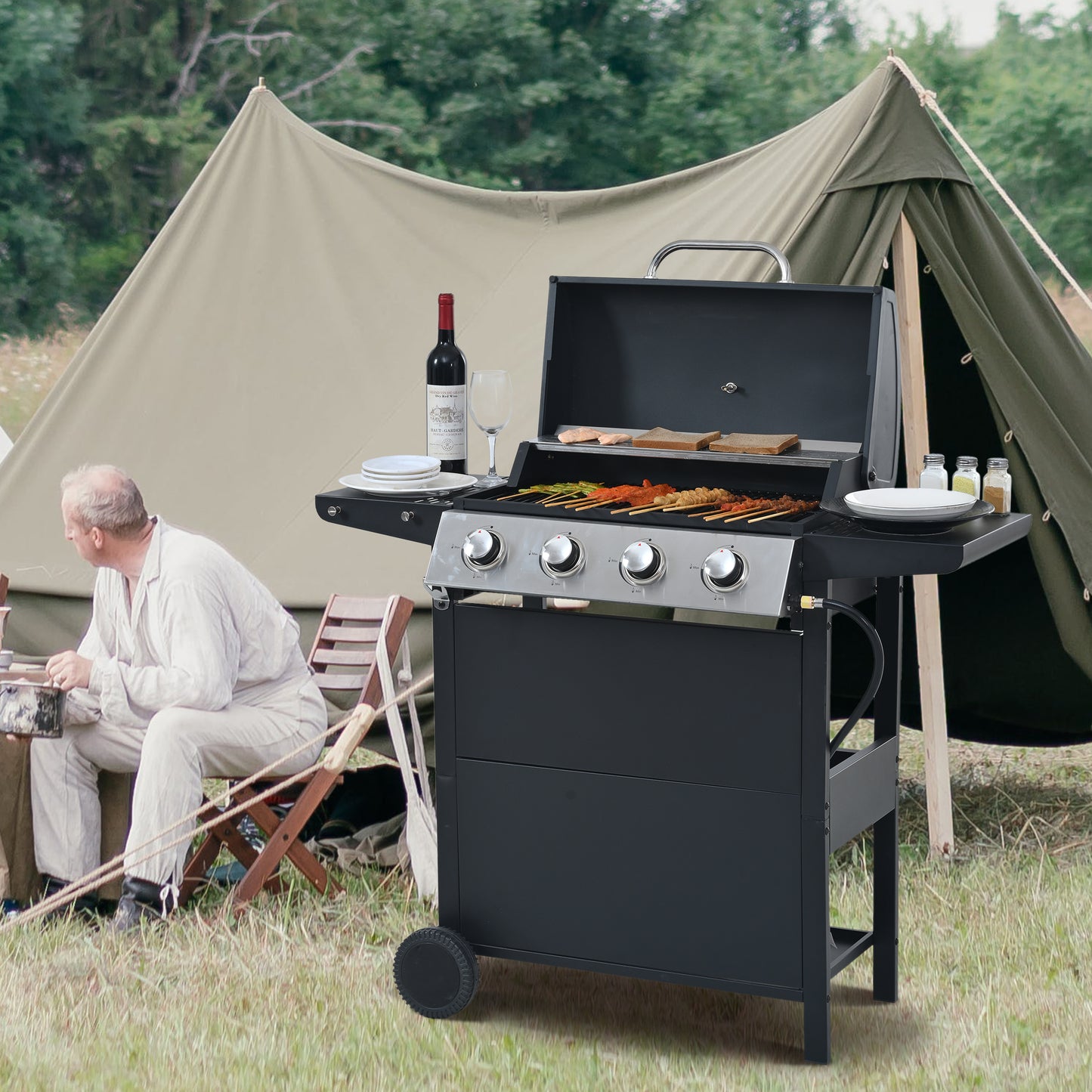 Healdsburg Industrial Gas Grill