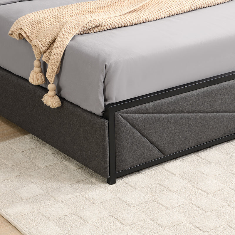 Justo Modern Charging Queen Bed