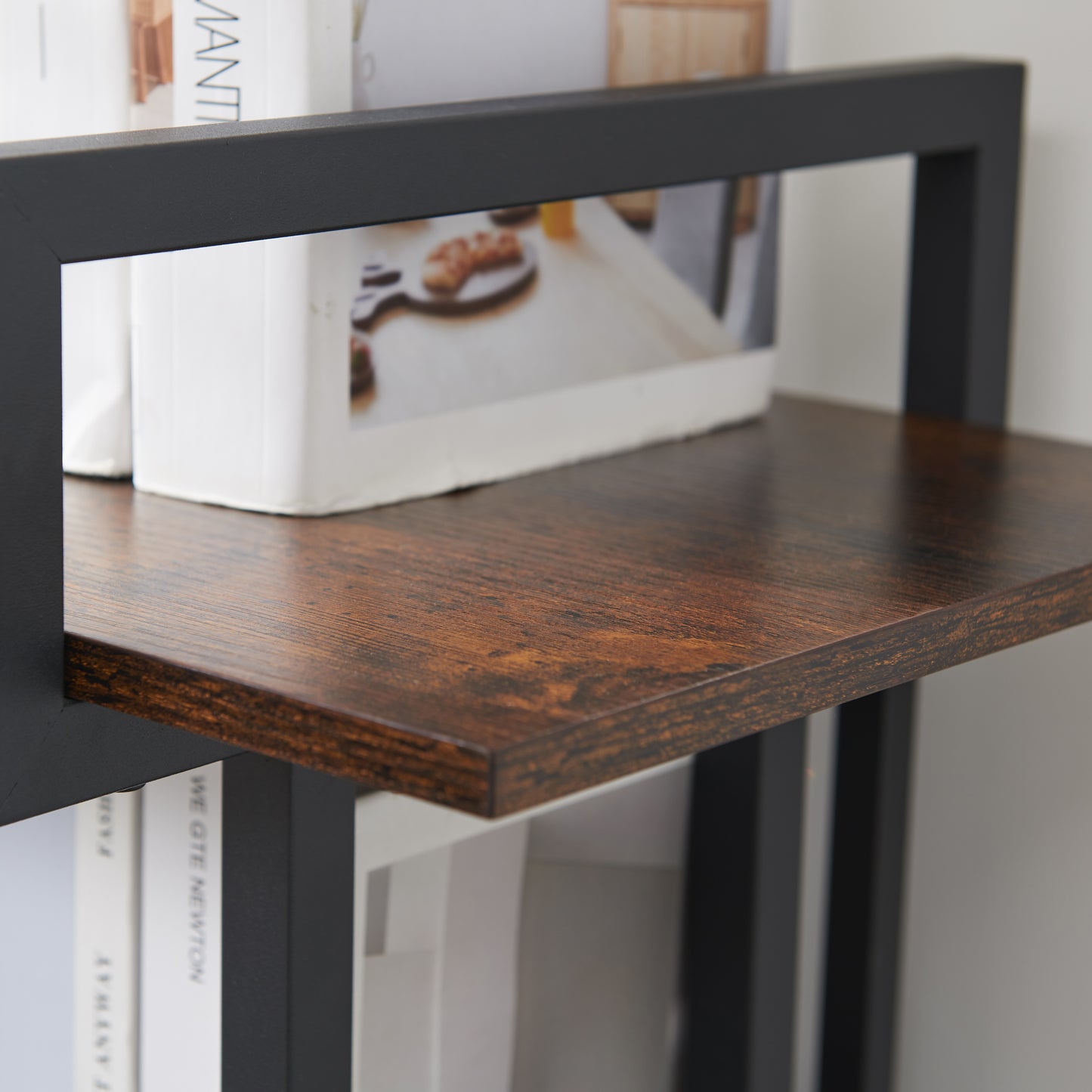 Marcel Modern Rustic Bookshelf Freestanding