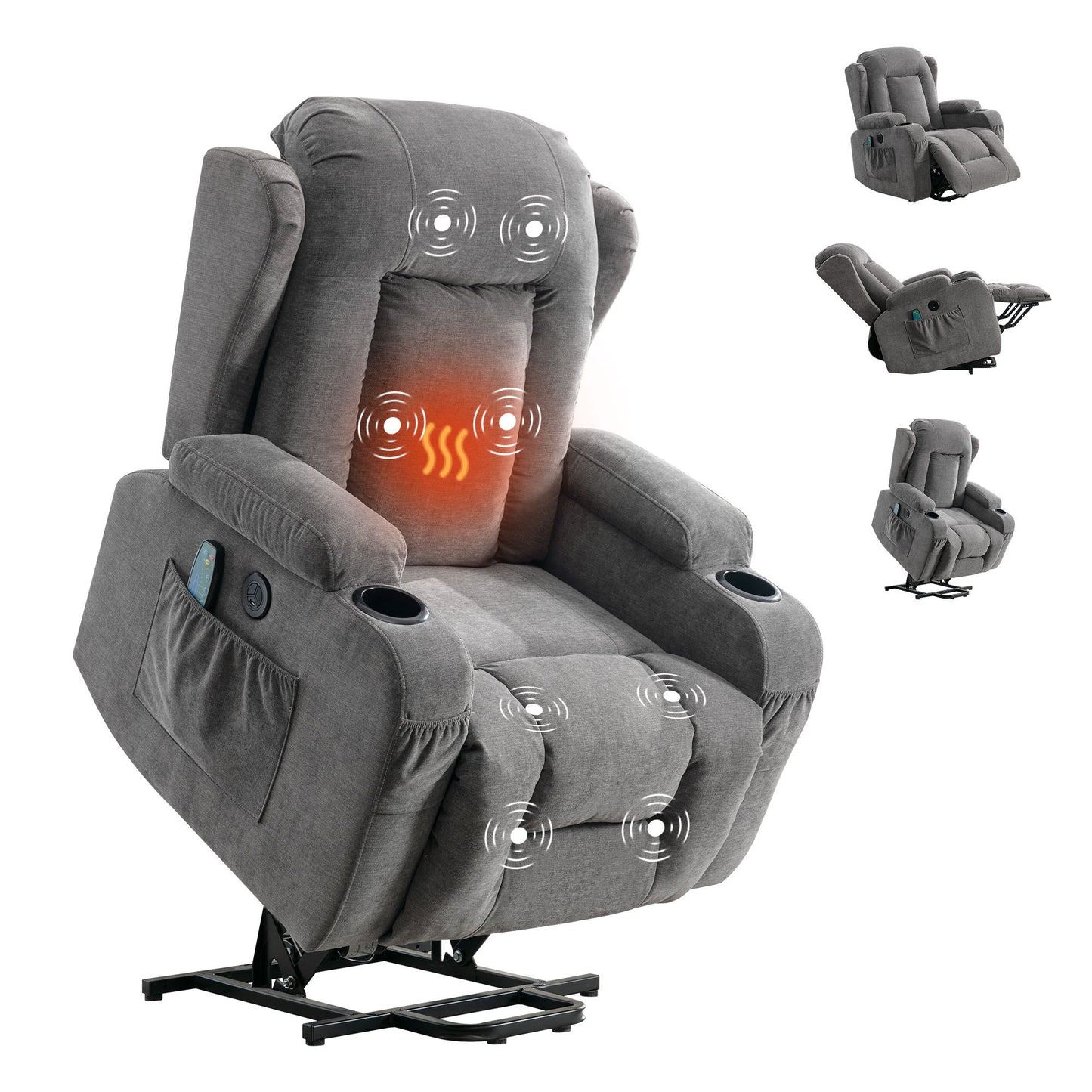 Napa Contemporary Power Lift Recliner Chair
