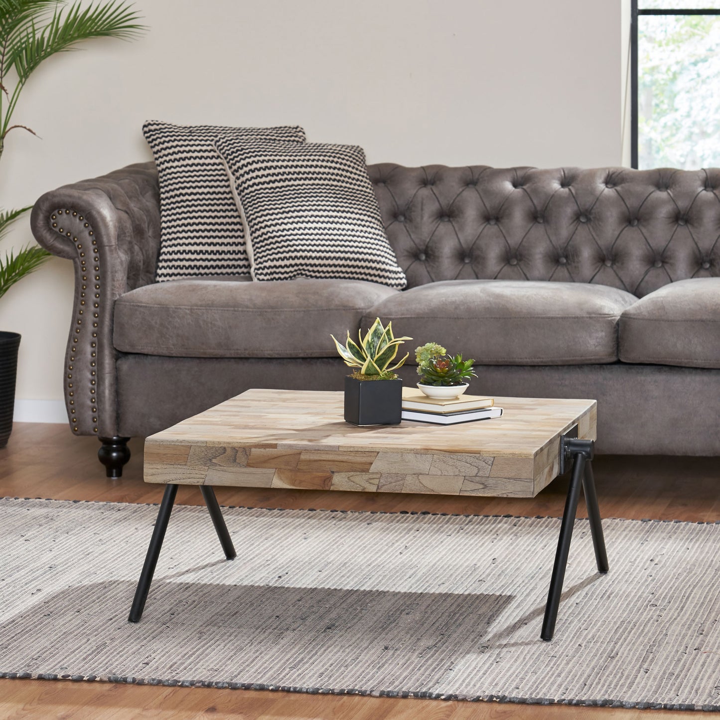 Somerset Modern Wood Coffee Table