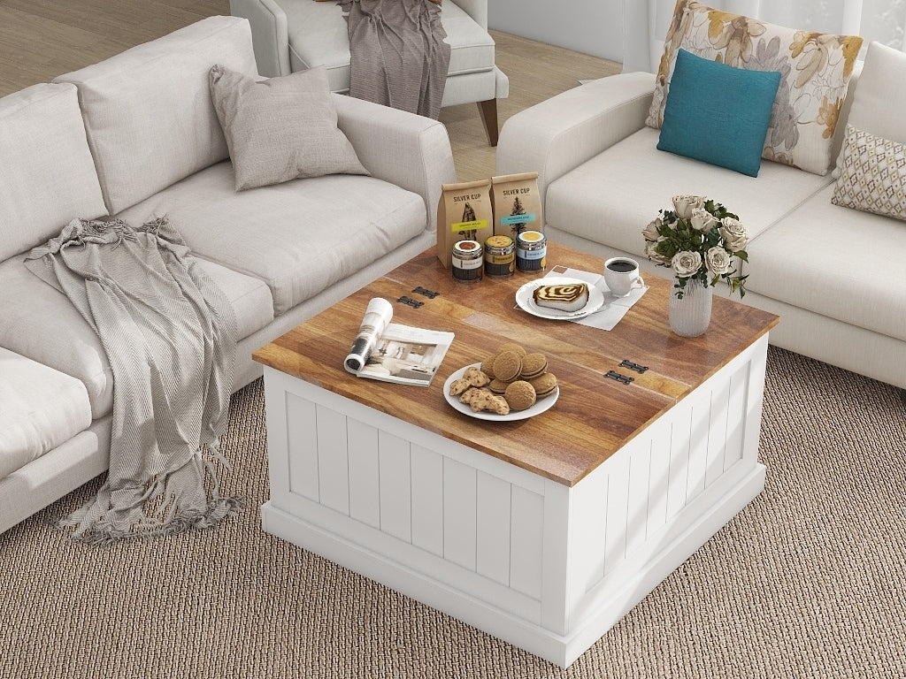 Elmcrest Craftsman Farmhouse Lift Coffee Table