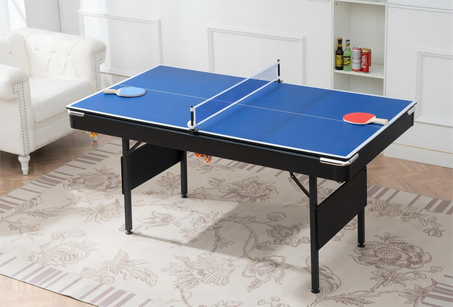 Irvington Modern Velvet Game Table