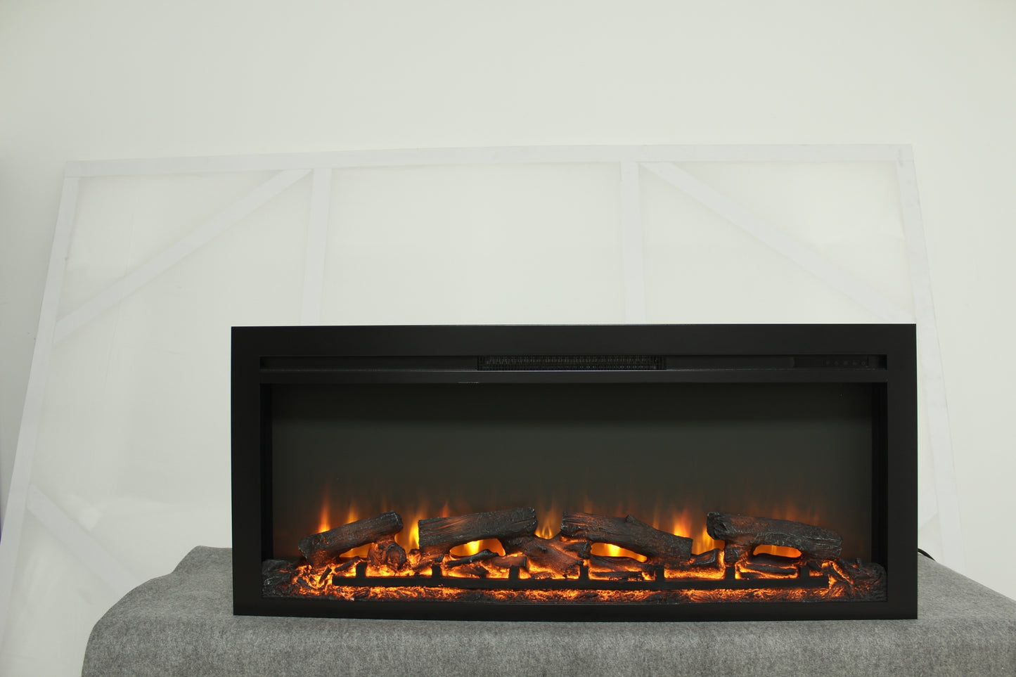 Marcel Contemporary Electric Wall Fireplace