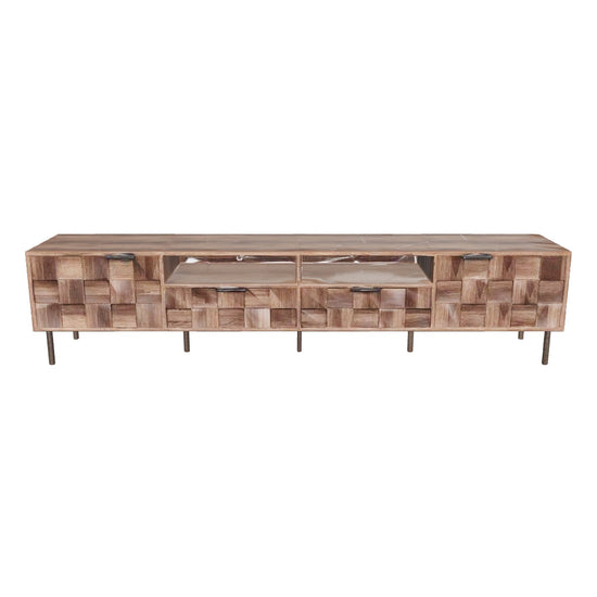 Justo Mid-Century Media Console Entertainment Center 3D model