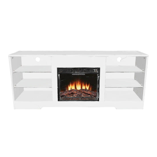 Marcel Modern LED Fireplace TV Stand 3D model
