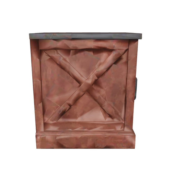 Marites Craftsman Oak Farmhouse End Table 3D model