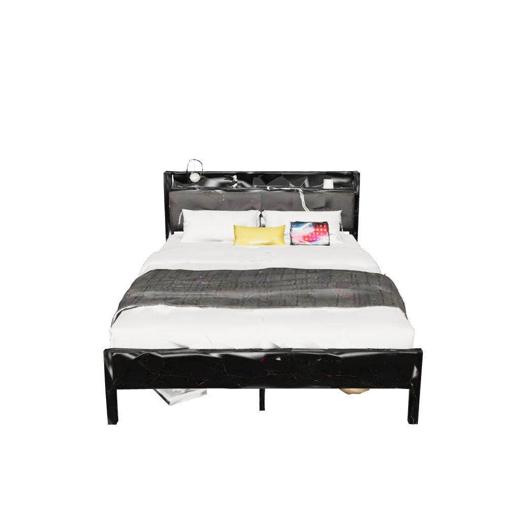 Cleo Modern Storage Bed Frame 3D model