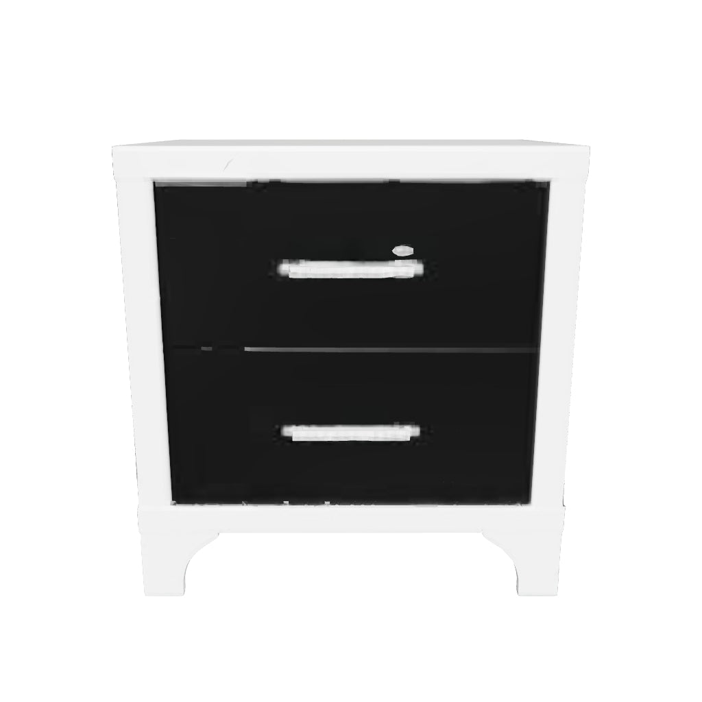 Silverleaf Modern Mirrored Nightstand 3D model