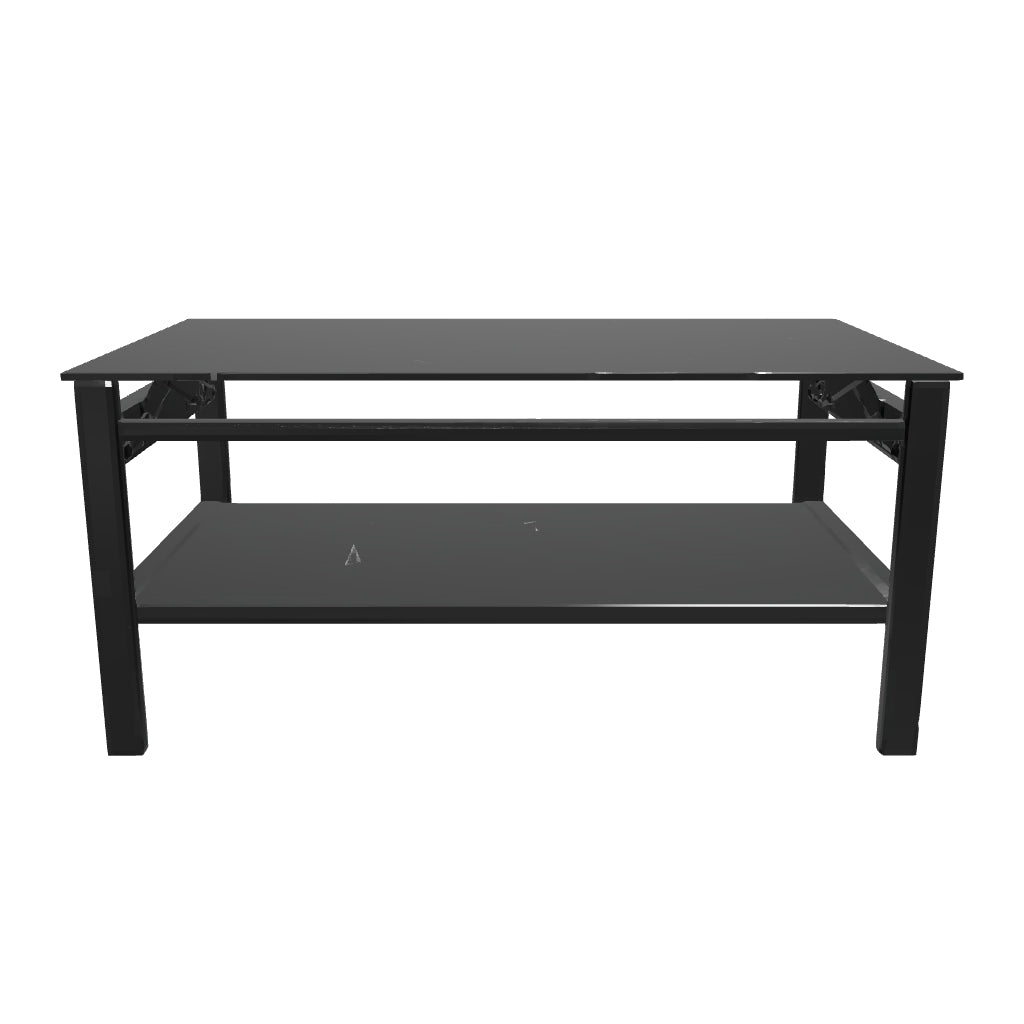 Centerville Modern Glass Lift Top Coffee Table 3D model