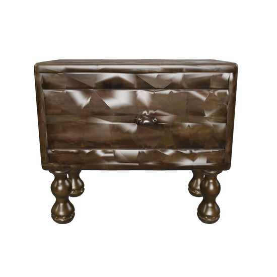 Niles Craftsman Solid Wood Side Table 3D model