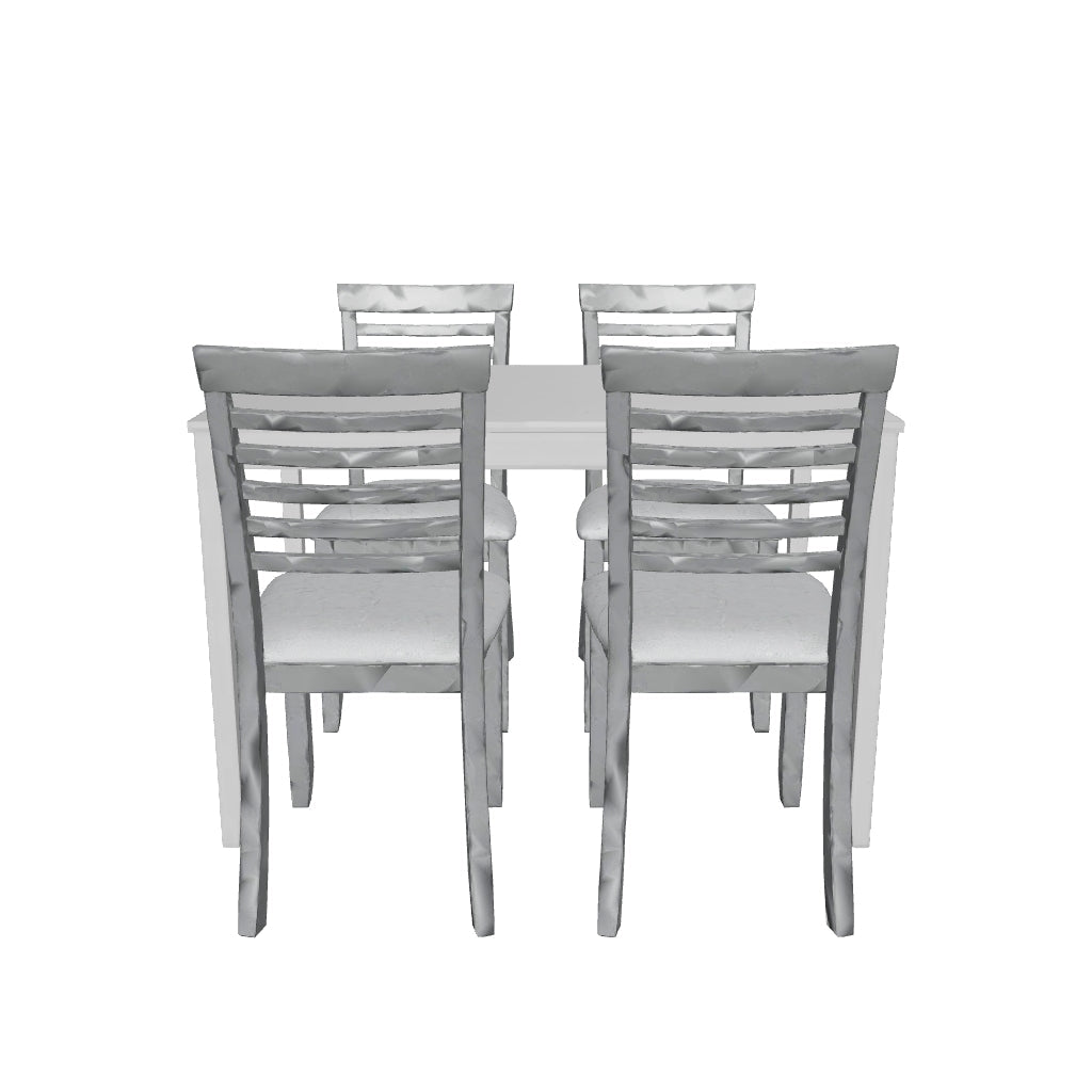 Warmsprings Modern Dining Set 3D model