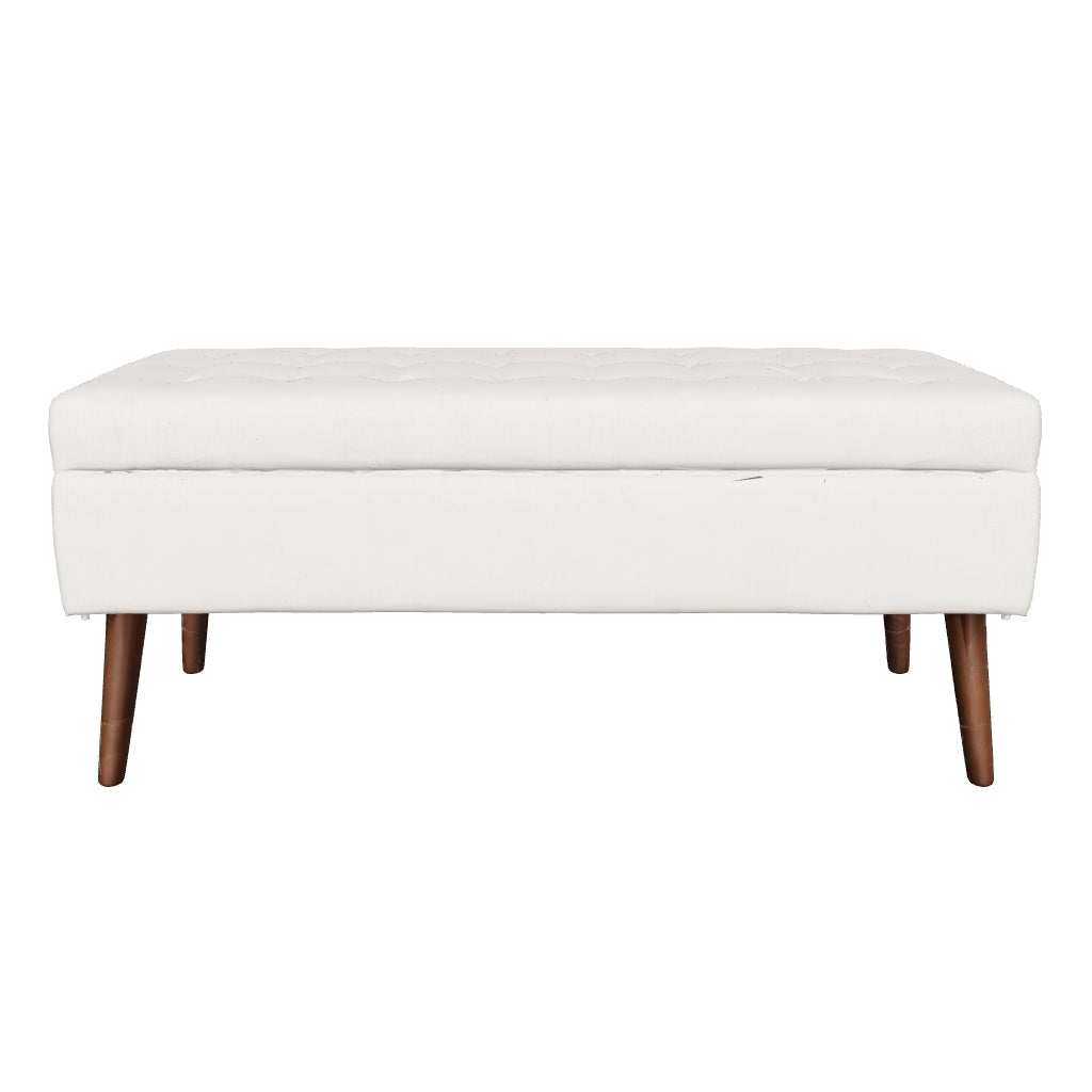 Kingsly Contemporary Upholstered Storage Bench 3D model