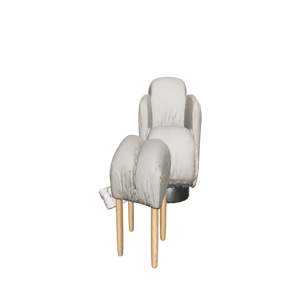 Marites Modern Rotatable Leisure Chair 3D model