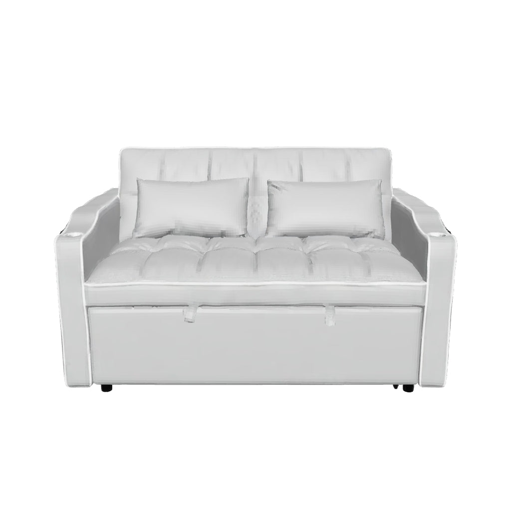 Elmcrest Modern Velvet Foldable Sofa 3D model