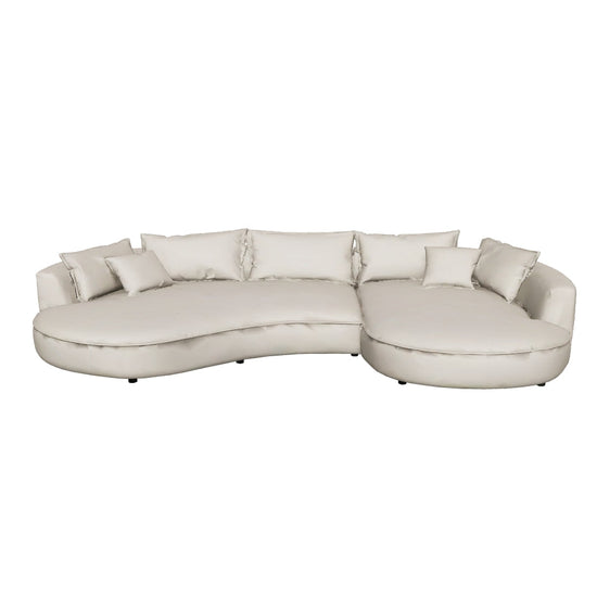 Emery Modern Eco-Leather Sectional Sofa 3D model