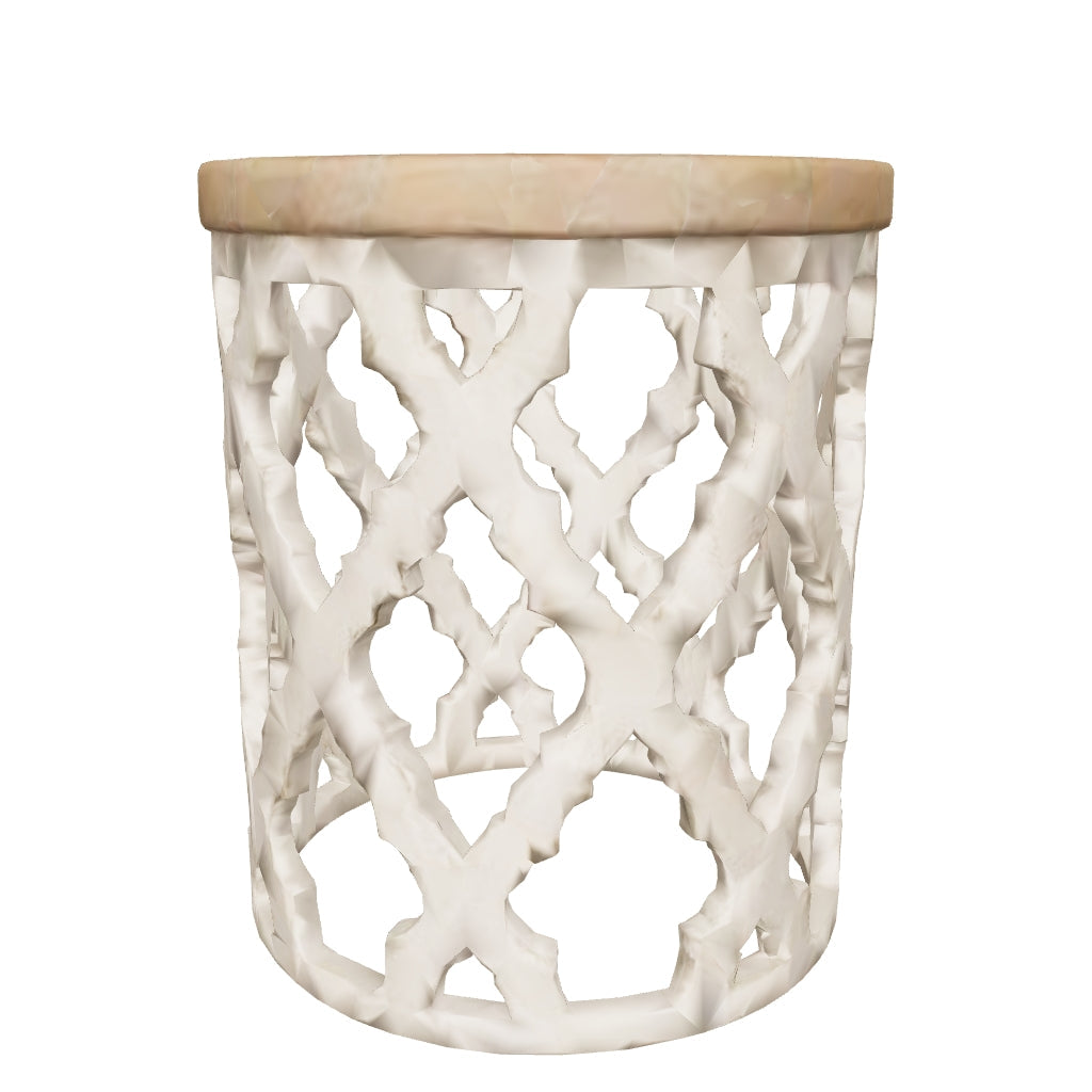 Oakridge Craftsman Large Distressed Side Table 3D model